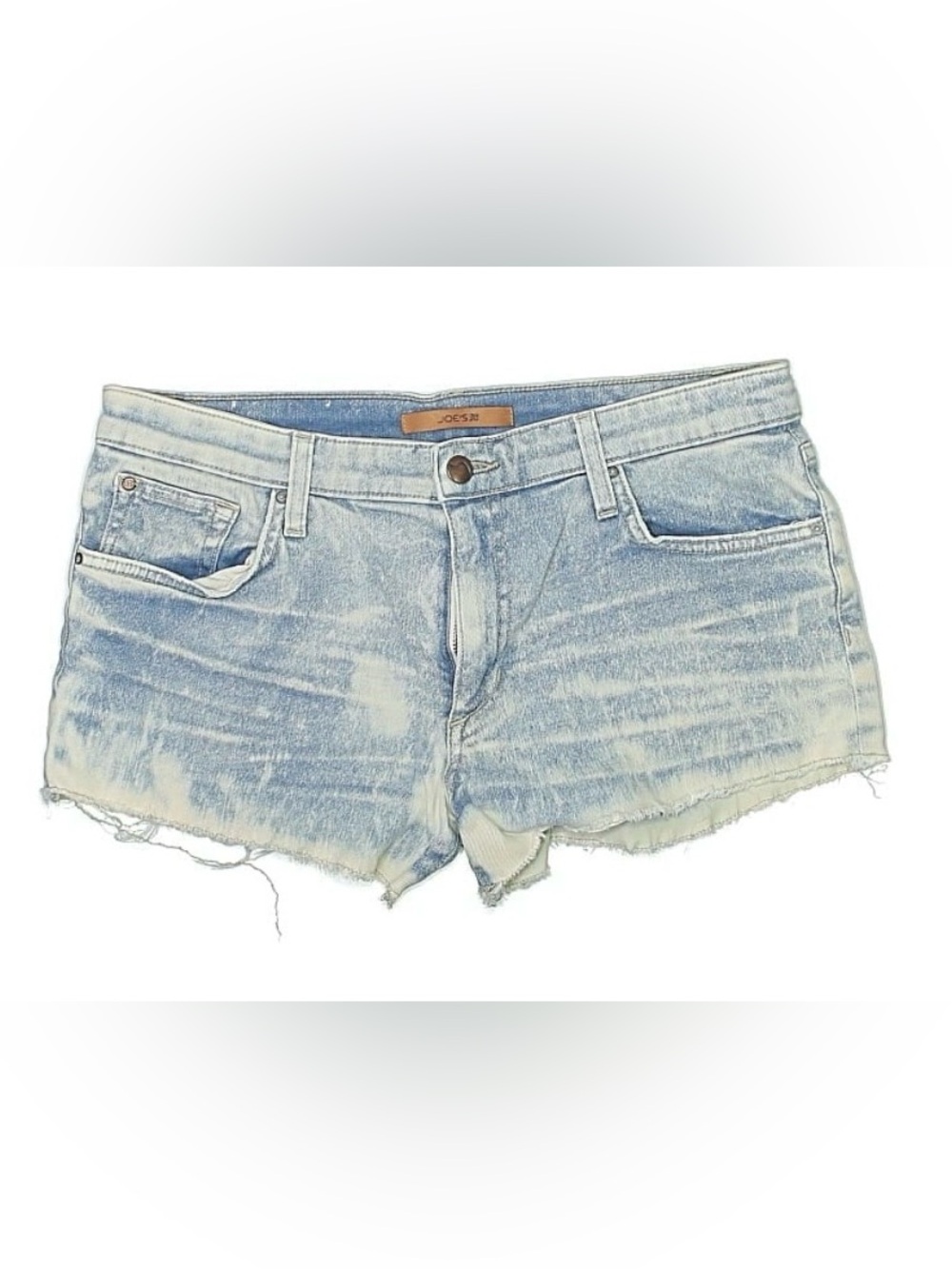 Joe's Jeans Faded Light Blue Distressed Cutoff Denim Shorts, size 30